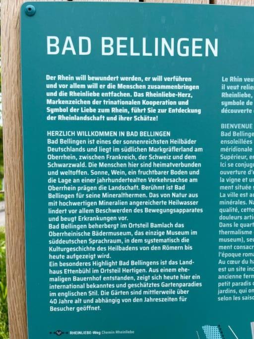 Vogesenblick Daire Bad Bellingen Dış mekan fotoğraf
